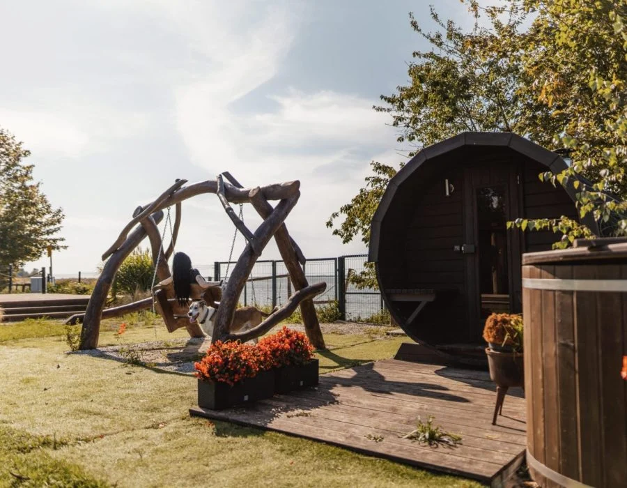 Prywatna strefa spa nad wodą